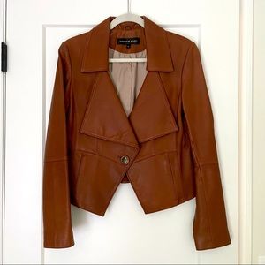 Cognac Leather Jacket